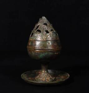 Incense Burner Bronzeware Chinese Antique Old Item 7 1inch