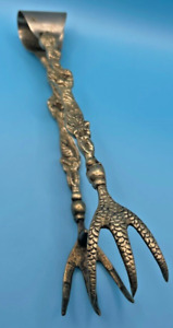 Dragon Creature Claws For Sugar Cube Pickle Tongs Ornate Appearance Antique