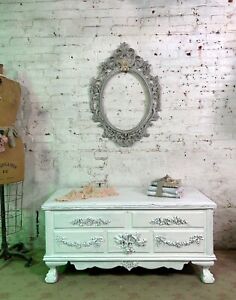 Painted Cottage Shabby Chic Antique Cedar Hope Chest