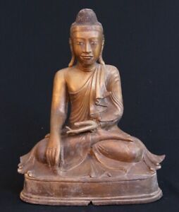 Bronze Mandalay Buddha From Burma 19th Century
