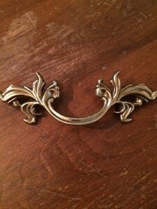 Vintage Look Belwith Brass French Provincial Drawer Pull Handles Gold New