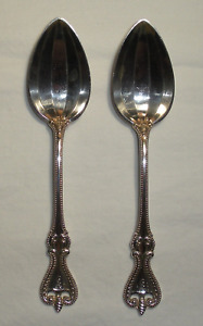 2 Antique Towle Old Colonial Sterling Silver Teaspoons 5 Inches Priced Scrap