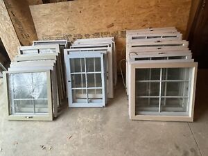 Vintage Window Frame Sash With Grids Variety Of Sizes