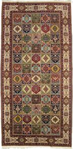 7x14 Vintage Floral Garden Hand Knotted Oriental Rug Home Decor Carpet 6 6x13 7
