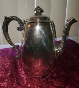 Vintage Wm Rogers 9 Silver Plated Tea Pot