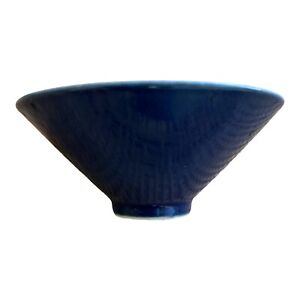 A Chinese Blue Ground Monochrome Bowl W Qianlong Mark