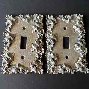 2 American Tack Hardware Co Flower Light Switch Plate