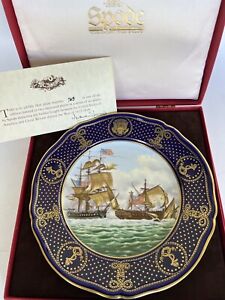 Spode Ltd Ed 765 United States Maritime Armada Cabinet Plate New In Box 9 25 