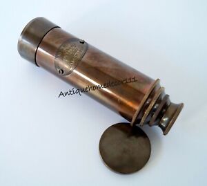 Telescope Brass Spyglass Pirate Monocular Pocket Mini Telescope Monocular Gift