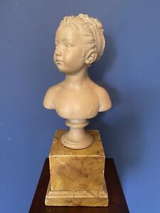 Bust Of Louise Brongniart At The Age Of 5 Years Terracotta Ca 1930 1940