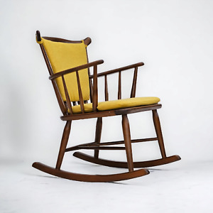 1960 70s Danish Design By Farstrup Stolefabrik Reupholstered Rocking Chair 