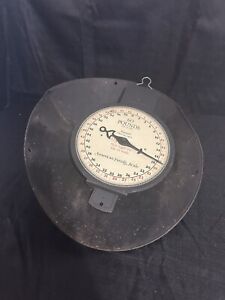 Vintage American Family Scale Co Hanging Red 60lbs Farmers Market Scale