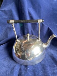 Christopher Dresser Style Arts Crafts Silver Plate Kettle George Wish Sheffield