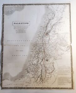 Map Holy Land Palestine 1860 A K Johnston