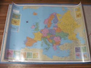 Vintage Classroom Map Of Europe 37x50