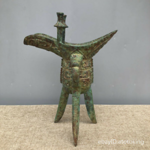 12 China Antique Bronze Seiko Casting Corner Cup