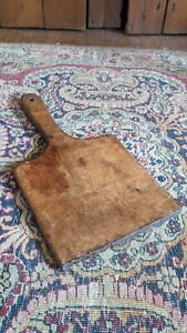 Sweet Antique Early Primitive Wood Peel Cutting Bread Board 13 Patina