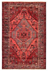Vintage Hand Knotted Area Rug 4 1 X 6 2 Traditional Wool Carpet