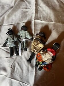 Mini Collector Dolls Primitive Set Of 4