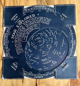 Vintage 1943 Constellation Star Chart
