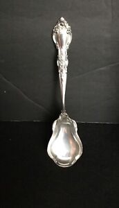 Lunt Belvedere Sterling Silver Sugar Shell Spoon 6 1 8 No Mono Not Scrap