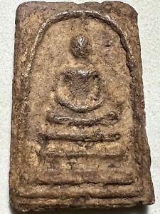 Phra Somdej Lp Rare Old Thai Buddha Amulet Pendant Magic Ancient Idol 864