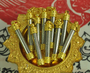 10 Pcs Yant 5 Row Powerful Amulet Holy Thai Buddha Magic Tattoo Talisman Pendant