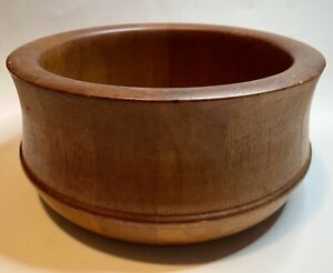 Danish Modern Richard Nissen Denmark Staved Teak Wood Salad Bowl Large 10 5 W