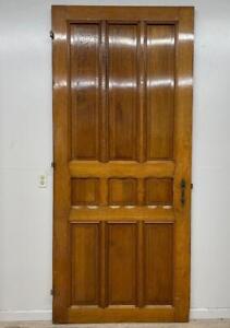 97 X 43 French Antique Solid Oak Wood Exterior Door