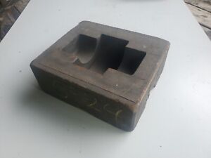 Vintage Industrial Wood Foundry Mold Pattern Steampunk 10 X 8 X 4 