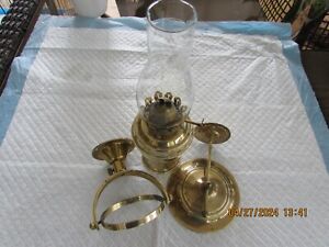 Gimbled Sailboat Boat Kerosene Lamp Vintage