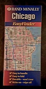 Rand Mcnally City Road Map Chicago Vicinity Illinois 1997 With Index