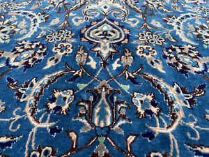 Blue Antique Rug Rug 6x10 Hand Knotted Handmade Vintage Oriental Handwoven 6x9