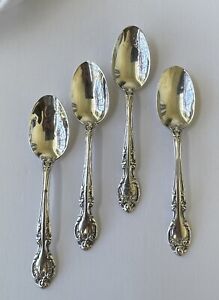 Set Of 4 Gorham Melrose Demitasse Spoons Sterling Silver 4 3 8 Scrap 