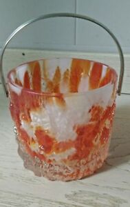 Bucket Ice Cream Vintage Glass Style Geoffrey Baxter Bucket Glass 70 S