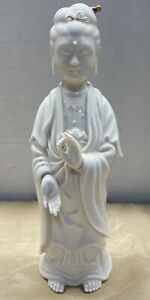 Statue Kutani Ware Kosen Figure Signed Japan Antique Figurine Gold Highlights