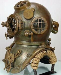 18 Diving Divers Helmet U S Navy Mark V Deep Sea Antique Scuba Vintage Gift