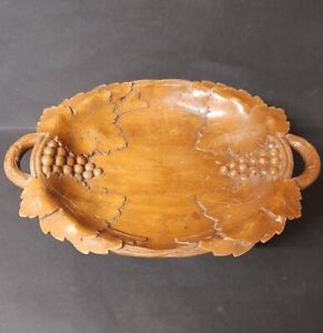 Antique Black Forest Carved Musical Bowl