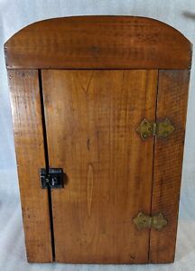 Antique Primitive Hanging Cupboard Cabinet Made With Welch S Grape Juice Crate