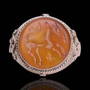 Roman Coin Silver Ring Antique Jewelry Historical Keepsake Ancient Rome Style
