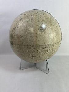 Vintage Rand Mcnally 1960 S Lunar Moon Globe 12 With Stand