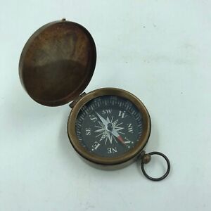 1 75 Brass Desk Compass In The Old Vintage Antique Style Nautical Compass Gift