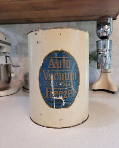Antique Edwardian Auto Ice Cream Vacuum Freezer First Patent Jan 2 1912