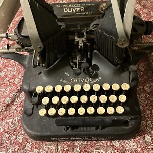 Antique Oliver Typewriter No 5 Visible Circa 1912 299871