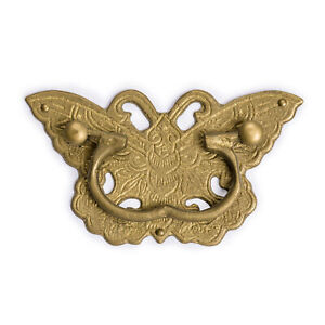 Hardware Philosophy Young Butterfly Brass Hardware Drawer Pull 4 Set Of 2