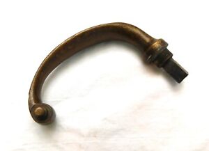 Antique Victorian Brass Lever Door Handle With 3 8 Fixed Spindle