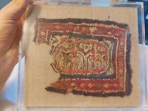 10th Century Egyptian Coptic Cloth 8 By 9 Museum Quality