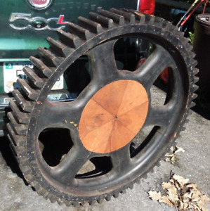 Antique 39 Industrial Wood Foundry Mold Pattern Factory Gear Art Wheel