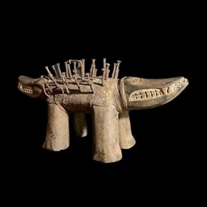 African Figurine Tribal Hand Carved Figurine Nkisi Nkondi Figurine Sculptu 8371