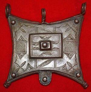Antique Tuareg Tcherot Amulet Tribal Pendant Collected In Niger Africa